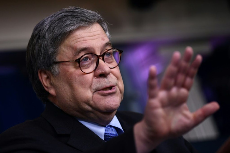 US Attorney General William Barr says Washington wants to put Venezuelan President Nicolas Maduro on trial for "narco-terrorism"