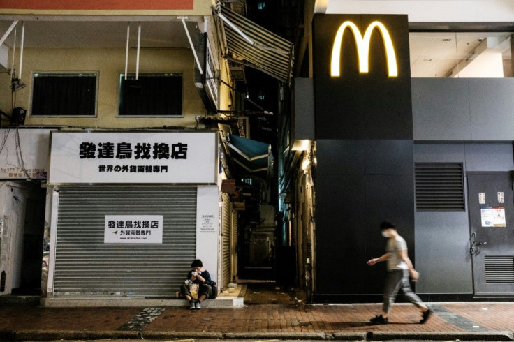 Hong Kong's so-called 'McRefugees' are a small community of homeless and rough sleepers who use the restaurants as shelter