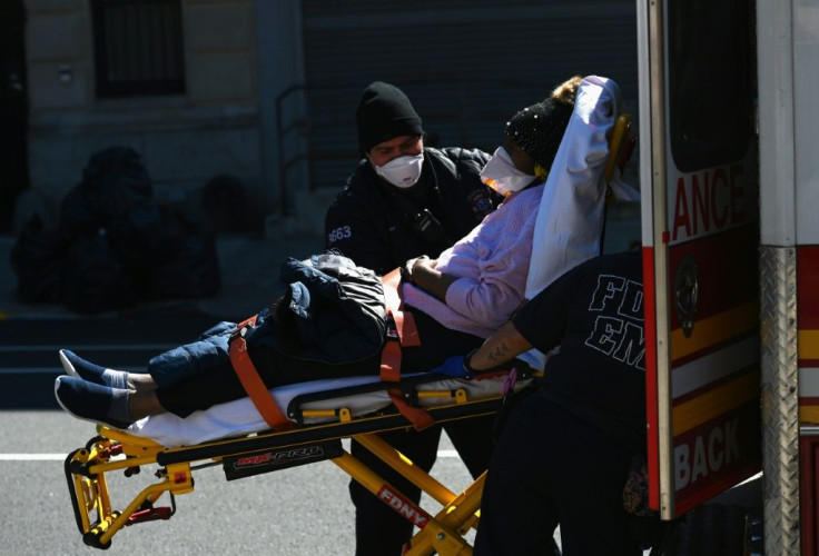 The biggest cluster by far is in New York, home to almost half the cases, overwhelming the hospital system
