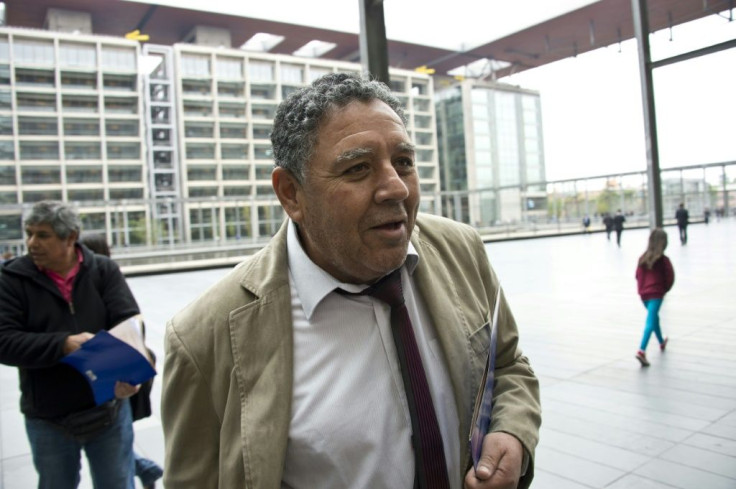 Chilean miner Luis Urzua, pictured on November 2, 2015 in Santiago