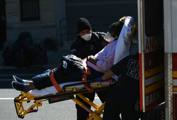 In New York City, the US epicentre of the crisis, health workers battled a surging toll, including an increasing number of younger patients