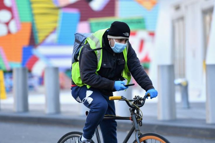 Food delivery personnel for Instacart were among those joining US job actions to press for improved health and safety measures for key employees during the coronavirus lockdown