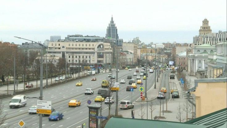 IMAGESA few cars still drive on Moscow's circular ring road following the adoption of strict isolation rules decreed by Mayor Sergei Sobyanin in a bid to curb the spread of novel coronavirus. The new restrictions apply to all the city's residents, regardl
