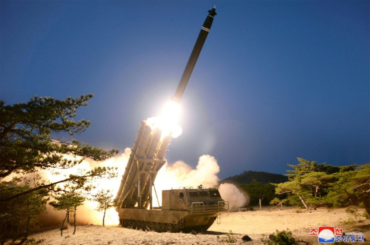 North Korea says it successfully tested "super-large multiple rocket launchers" on March 29, 2020