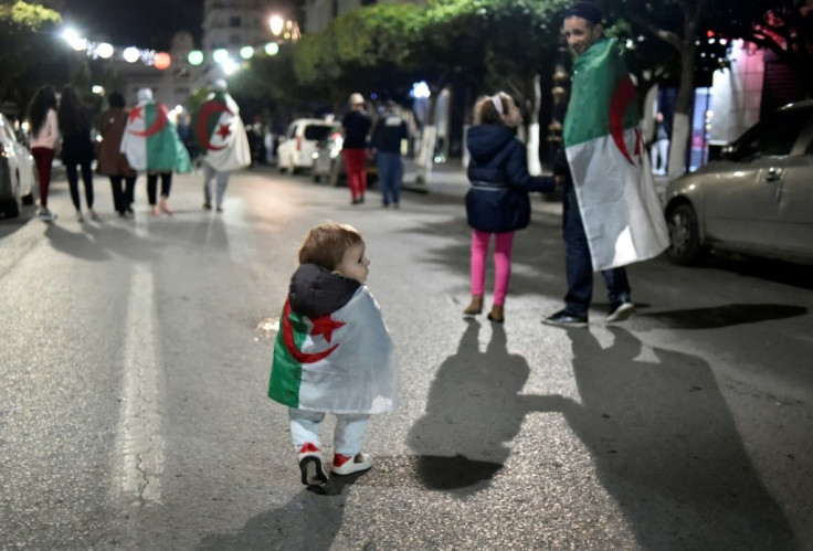 Algerians celebrate Bouteflika's resignation on April 2 last year