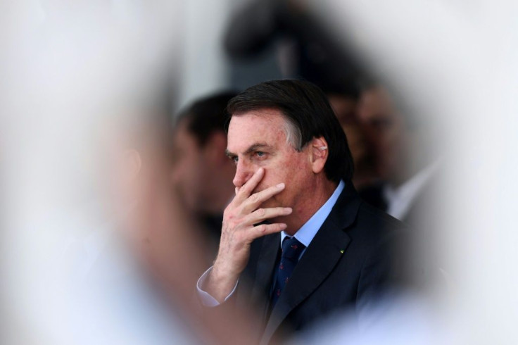 Brazilian President Jair Bolsonaro previously downplayed the virus as a 'little flu'