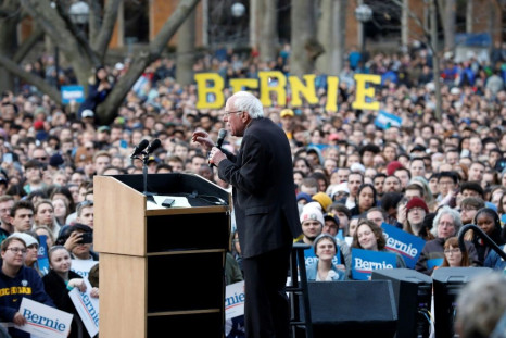 The appearance by US presidential candidate Bernie Sanders in Ann Arbor, Michigan on March 8, 2020 was the nation's last mass campaign rally before the coronavirus pandemic forced an end to large gatherings