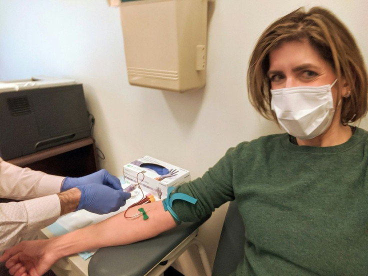Diana Berrent was the first coronavirus survivor in New York state to get screened hoping to donate anti-body rich plasma