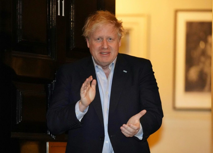 British premier Boris Johnson was still working in isolation after testing positive