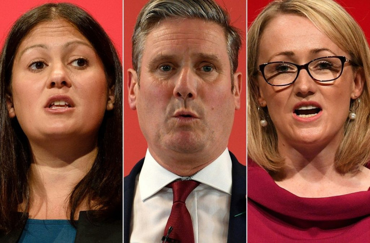 The three Labour leadership candidates (L-R) Lisa Nandy, Keir Starmer and Rebecca Long-Bailey