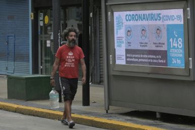 Buenos Aires homeless man Richard Marcelo says 'what we are afraid of is hunger, everything else including the coronavirus, no."Â 