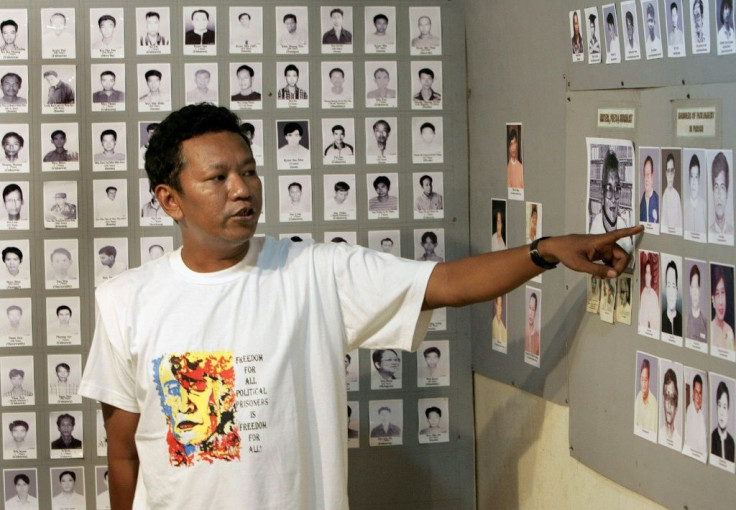 Pro-democracy activist Bo Kyi, seen here in 2007, spent eight years behind bars in Myanmar