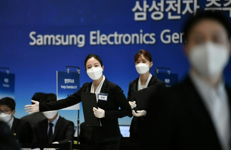 The pandemic is wreaking havoc across the global economy and Samsung had operations suspended at 11 overseas assembly lines as of Tuesday