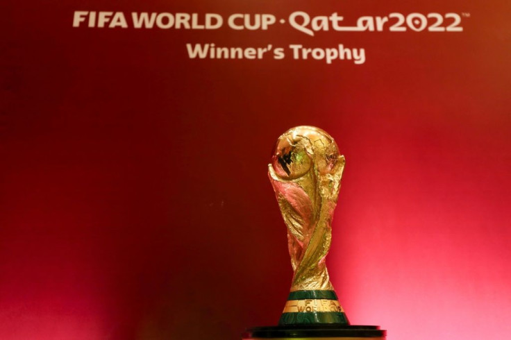 The World Cup trophy was on display during the African qualifying draw in Cairo in January