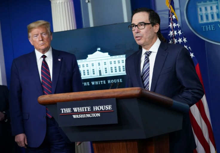 US President Donald Trump instructed Treasury Secretary Steven Mnuchin to ask for more funds to help small businesses