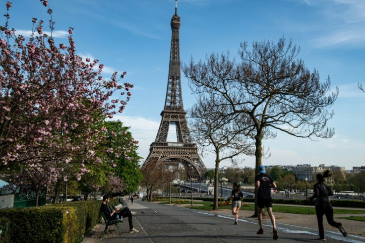 The French central bank said that in the last two weeks of March, as the coronavirus crisis deepened, economic activity plunged 32 percent