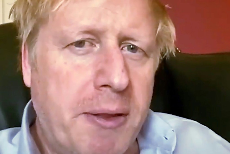 Johnson announced on March 27 that he had coronavirus and went into self-isolation in a flat above his Downing Street office