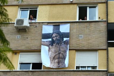 With a nationwide lockdown in place to curb the spread of COVID-19, Spaniards are finding ways to mark Holy Week from their homes