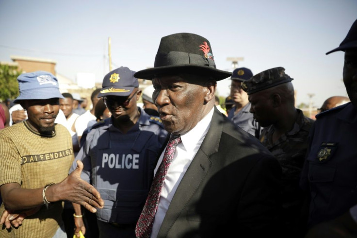 No alcohol: South African Police Minister Bheki Cele     (file picture)