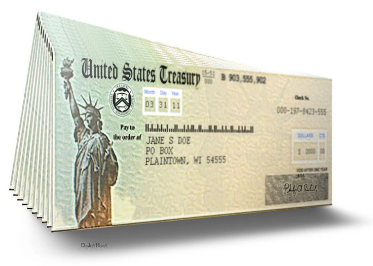 Treasury Department check