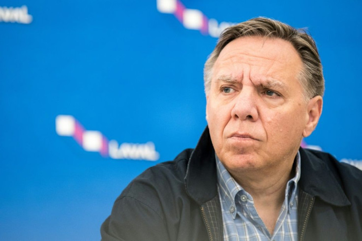 Francois Legault, shown here on April 21, 2019, says to review practices in Quebec's care homes