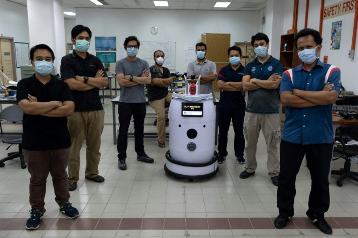 'Medibot' is mounted with a camera and screen via which patients can communicate remotely with medics