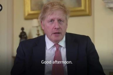 British Prime minister Boris Johnson speaks for the first time after leaving hospital
