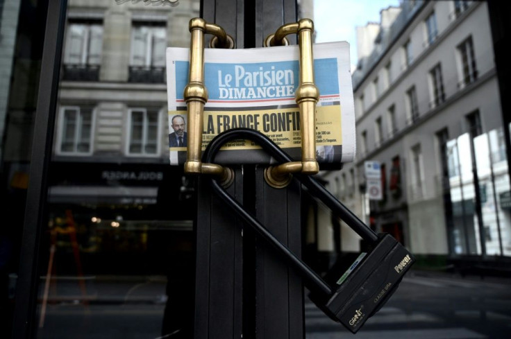 With non-essential businesses closed for a second month, France's economy is expected to contract by 8 percent this year