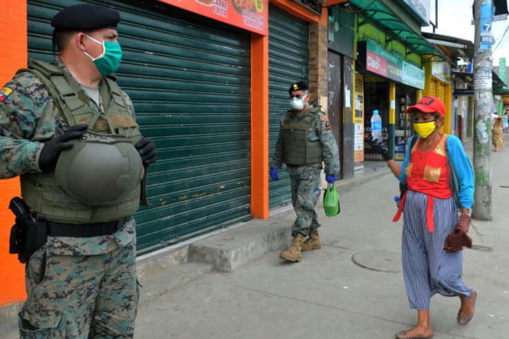Guayaquil Mayor Cynthia Viteri suggested Friday using cordons of soldiers to isolate the sites of coronavirus outbreaks in the Ecuadoran business capital