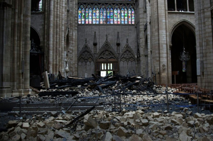French President Emmanuel Macron has vowed to rebuild Notre-Dame in five years
