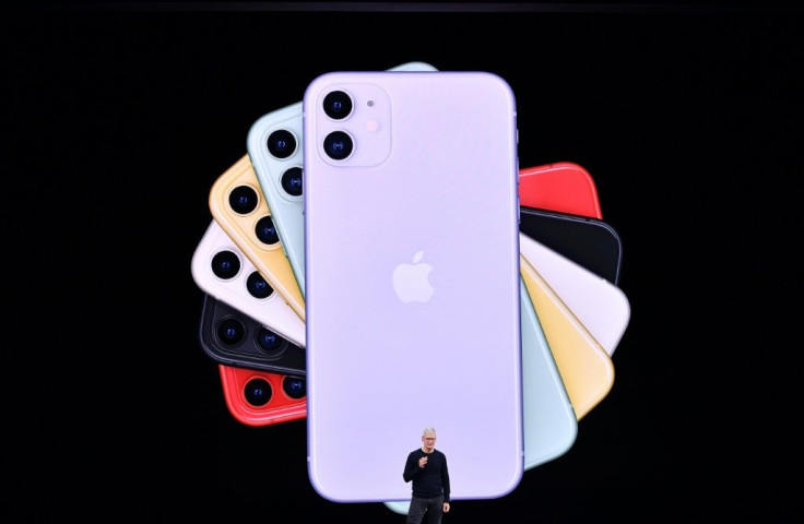 Apple CEO Tim Cook normally hosts splashy media events like this one in November 2019 to introduce new products, but the iPhone SE was introduced with a press release due to the coronavirus lockdown