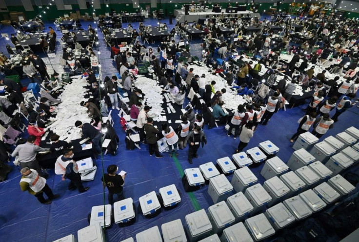 South Korea uses a mix of first-past-the-post seats and proportional representation