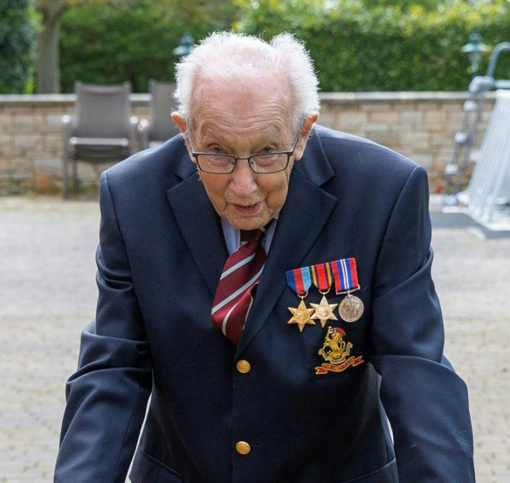 Moore originally planned to raise £1,000 for a National Health Service charity