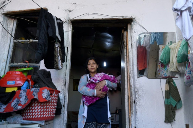 New mum Mirela, 18, is one of hundreds of thousands of Roma living in slums across the Western Balkans for whom the first symptom of the coronavirus pandemic has been hungeris one of hundreds of thousands of Roma living in slums across the Western Balk