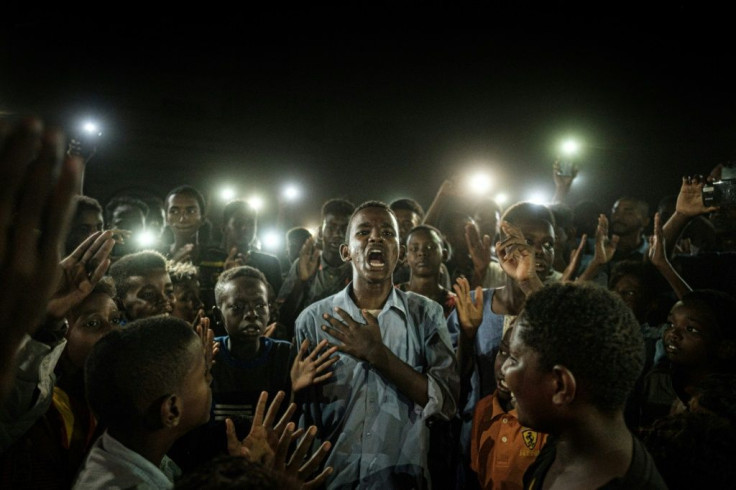 AFP photographer Yasuyoshi Chiba's award-winning photograph, taken in Khartoum on June 19, 2019