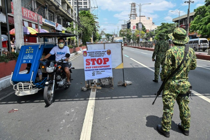 Manila's roads have been nearly deserted since a sweeping lockdown was imposed a month ago on about half the country's 110 million people