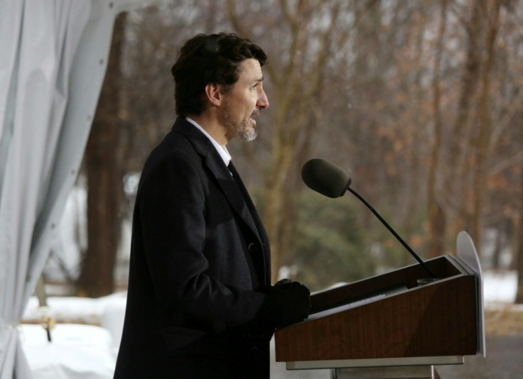 The money will go specifically to clean up orphaned wells; pictured is Prime Minister Justin Trudeau on March 29, 2020