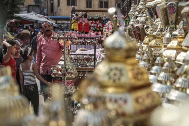 There is still some levity ahead of Ramadan in Cairo, where its narrow alleys and downtown markets are still covered with traditionalÂ decorations and brightly coloured lanterns known as fawanees