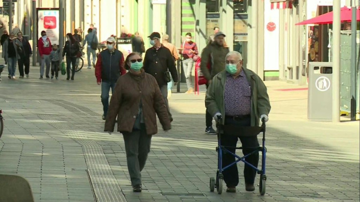 In the German city of Leipzig, some small shops reopen