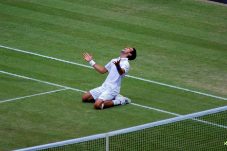 Novak_Djokovic_Wimbledon_2011_semifinal_win_celebration