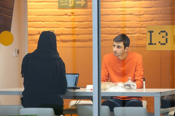 At startups, women work alongside men, an uncommon mix in the Islamic republic