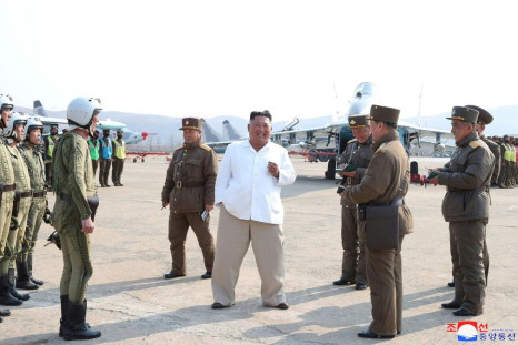 The health of Kim Jong Un, pictured center in an image released on April 12, 2020, is frequently the subject of speculation, but little concrete is known about the secretive leader