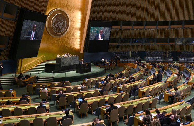 A view of the UN General Assembly in 2009