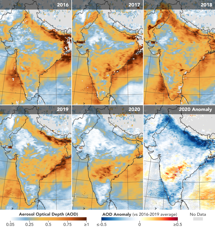 India Aerosol Levels