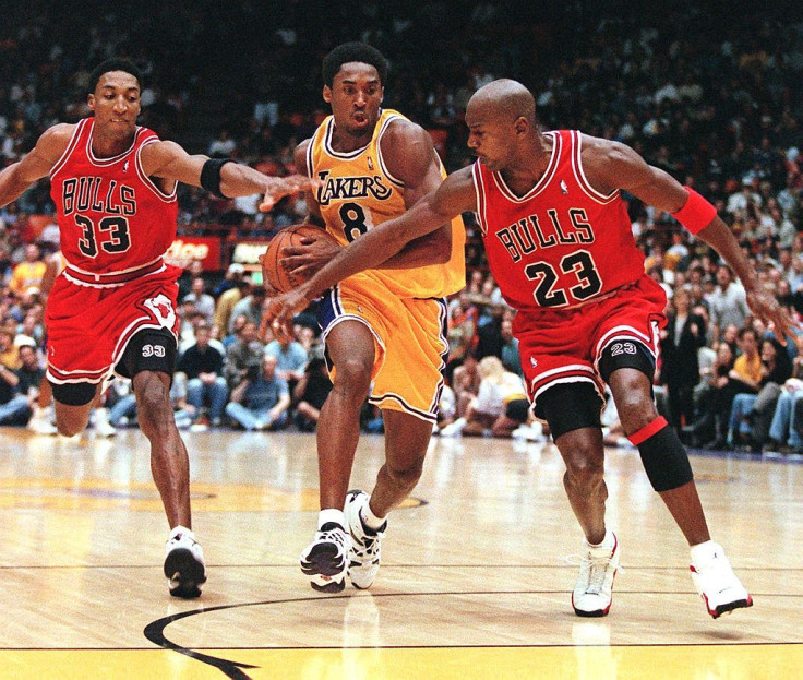 Scottie Pippen, Michael Jordan - Chicago Bulls; Kobe Bryant - Los Angeles Lakers