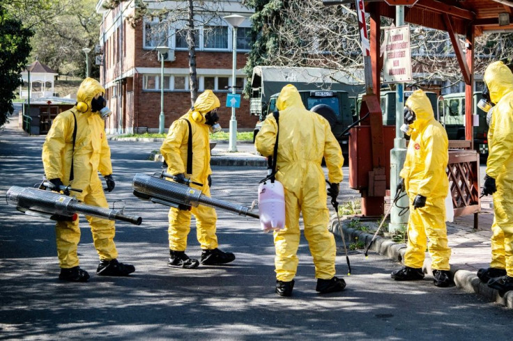 Hungarian soldiers disinfected an elderly care home earlier in the month but that has not stopped 28 of its residents from dying of coronavirus