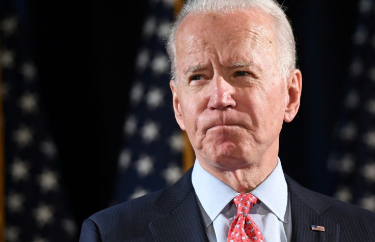 Joe Biden, pictured in March 2020, has said he thinks Donald Trump will try to postpone the November election