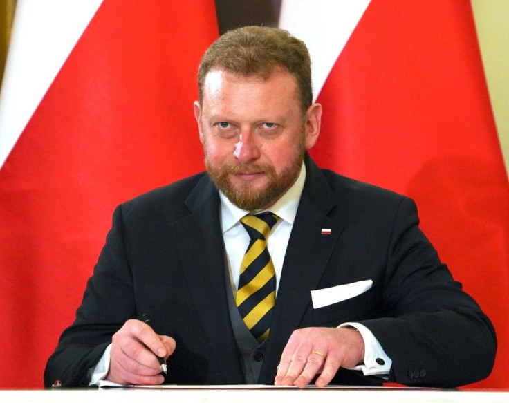 "One option would be to put this whole issue on hold for two years and really deal with the epidemic," said Minister Lukasz Szumowski (pictured November 2019)