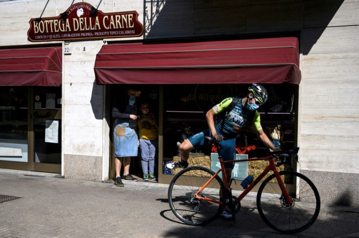 After the lockdown, MarengoÂ got in touch with Turin's mayor and was soon speeding along abandoned city streets on his racing bike