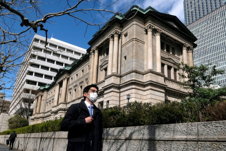 The Bank of Japan has warned the economy could shrink as much as five percent in the year to March 2021